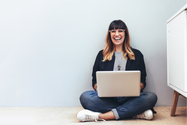 woman happy after strategy and solutions intensive